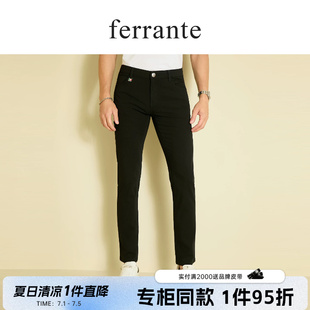 Ferrante/费兰特【专柜同款】男意式休闲时尚刺绣LOGO牛仔裤6224