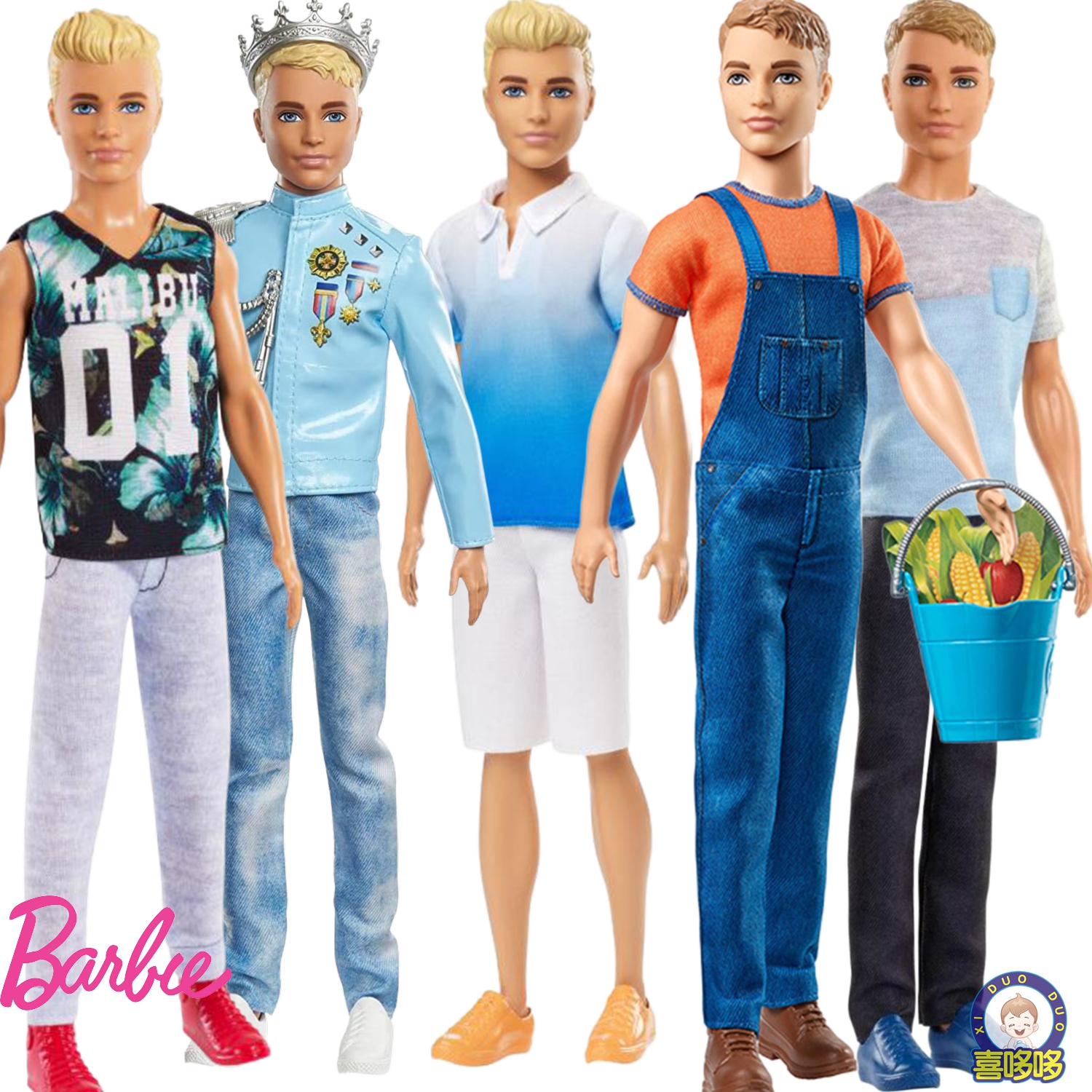 正版Barbie芭比娃娃男朋友肯西装新郎王子DVP39正品生日礼物女孩