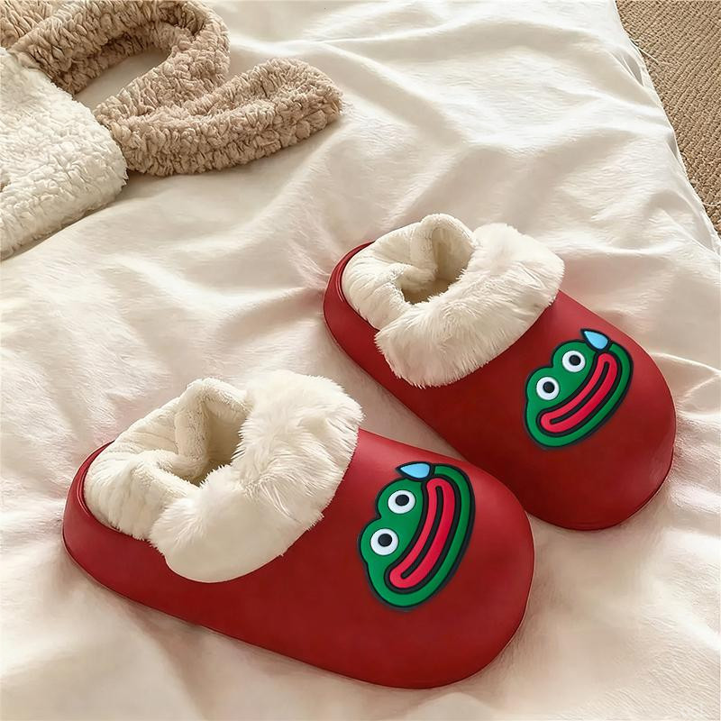 棉拖鞋女秋冬季可拆卸外穿舒适加绒保暖学生棉拖鞋厚底居家棉拖女