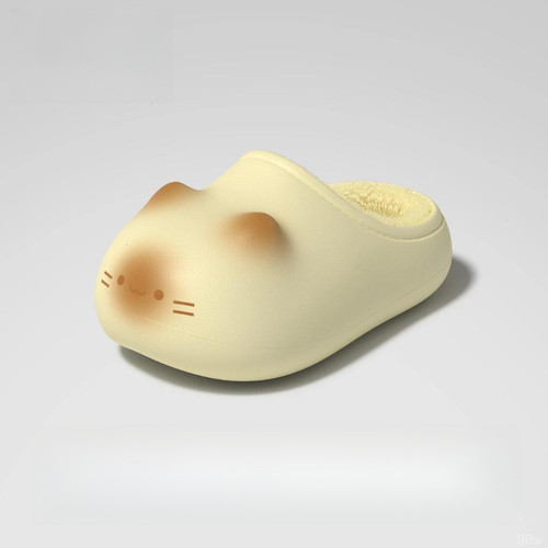 拖鞋女款秋冬高颜值棉拖居家厚底保暖防水防滑可爱毛绒情侣棉拖鞋