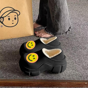 百搭外穿保暖舒适卡通增高包头家用居家棉拖女 2025新款 棉拖鞋 女款