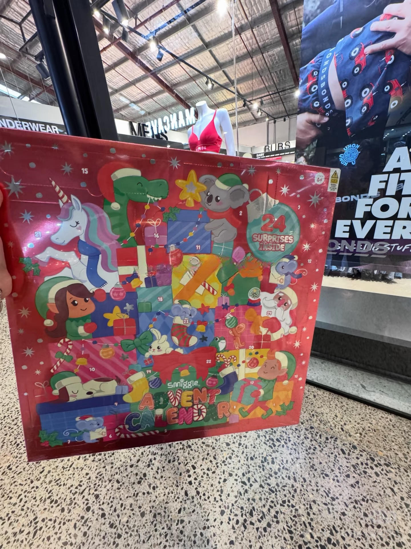 Smiggle倒数日历圣诞盲盒奖品礼物文具儿童小学生开学套餐礼盒