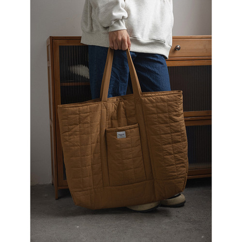 noears绗棉托特包单肩挎包