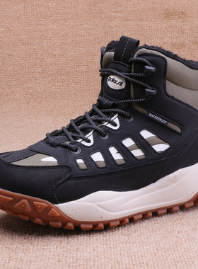 400克新雪丽棉户外鞋男宽楦徒步鞋新款POLECAT抗寒雪地休闲登山鞋