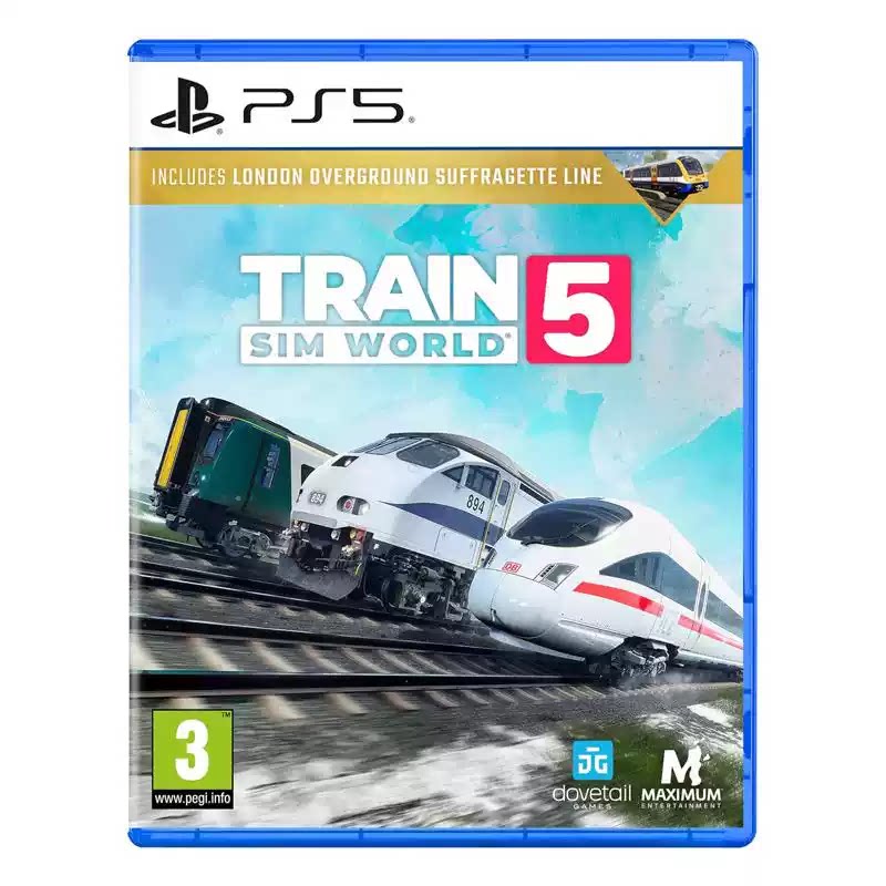 全新现货PS5游戏 模拟火车世界5 Train Sim World 5 中文光碟光盘