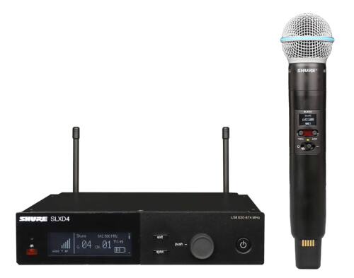 Shure/舒尔 SLXD4DBETA58A一拖一 舞台无线手持话筒 数字麦克风 - 封面