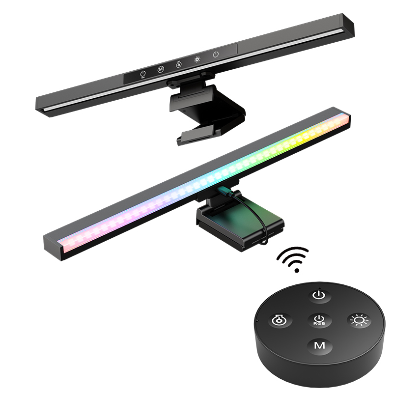 电脑屏幕显示器灯桌面工作灯遥控节能防蓝光护眼学习灯背光挂灯