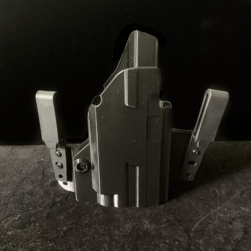 哈格Holster M&P 2.0 隐藏枪套 w/ TLR-7 IWB史密斯威森MP9