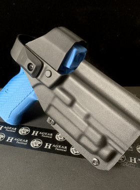 哈格Holster Glock枪套 搭配TLR7 适用G17/G19/G19X/45 K板快拔套