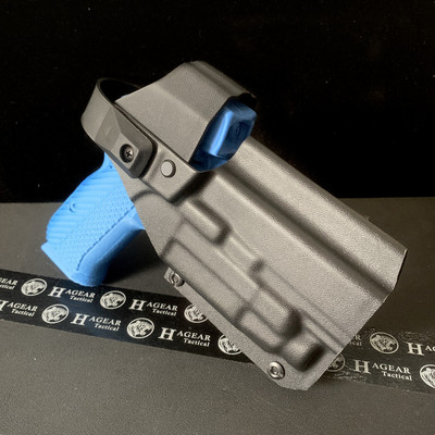 哈格Holster Glock枪套 搭配TLR7 适用G17/G19/G19X/45 K板快拔套