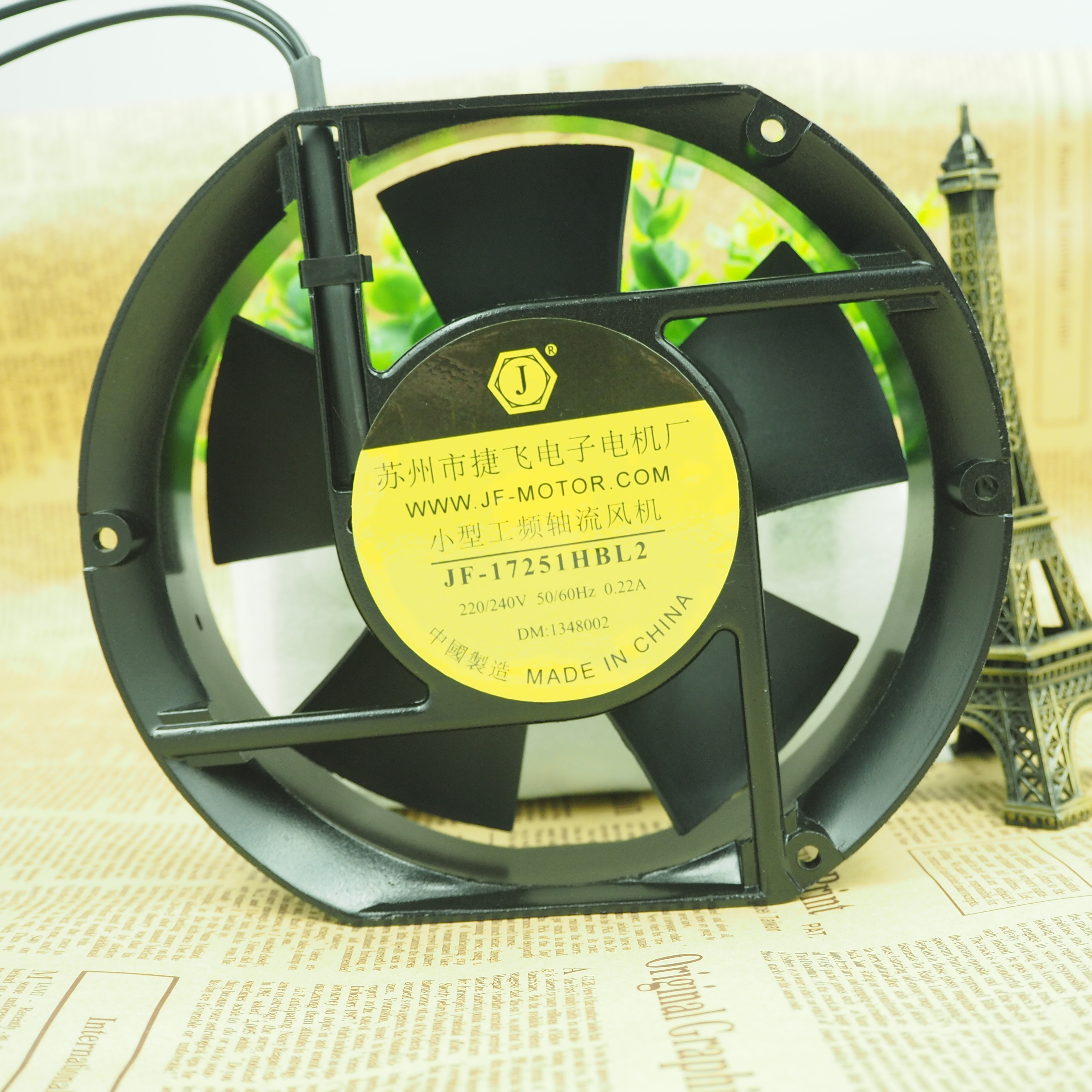 全新 苏州捷飞 JF-17251HBL2 17CM小型工频轴流风机 220v散热风扇
