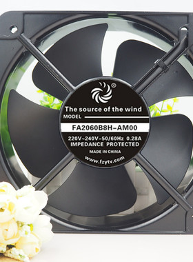全新FA2060B8H-AM00 大风量交流电机FZY20060 220V机箱散热风扇