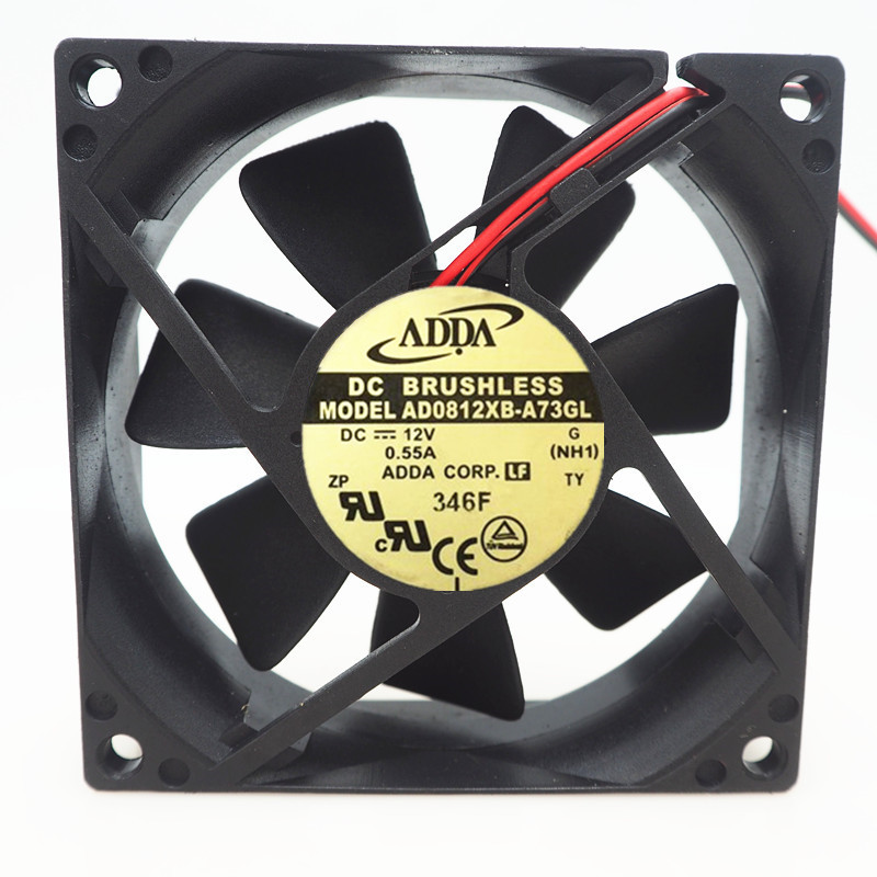 ADDA12V大风量电机箱风扇8CM