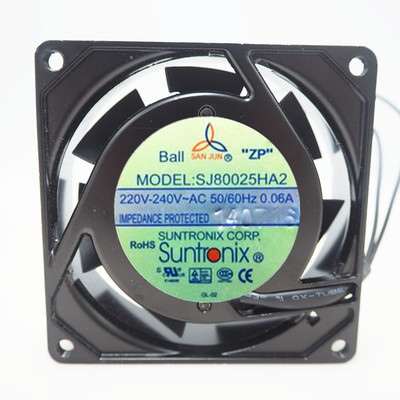 SJ80025HA2 全新台湾三巨 8cm厘米 8025 220V 交流 散热风机 风扇