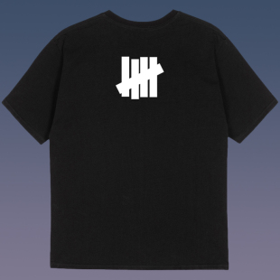 夏季 UND 圆领短袖 LOGO字母印花 T恤 不败五道杠 男女情侣款 HIAUTO