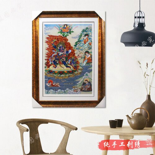蜀绣 菩萨 佛 阎罗 手工刺绣 佛事法事用品 壁画 地方民族特色