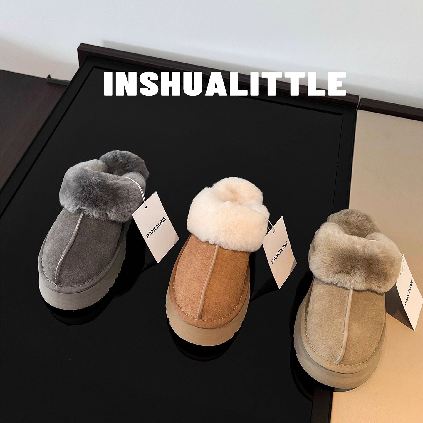 经典厚底加绒拖鞋雪地靴