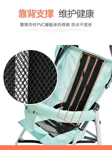 Детская сверхлегкая складная простая летняя прогулочная коляска с сидением с зонтиком, можно сидеть и лежать