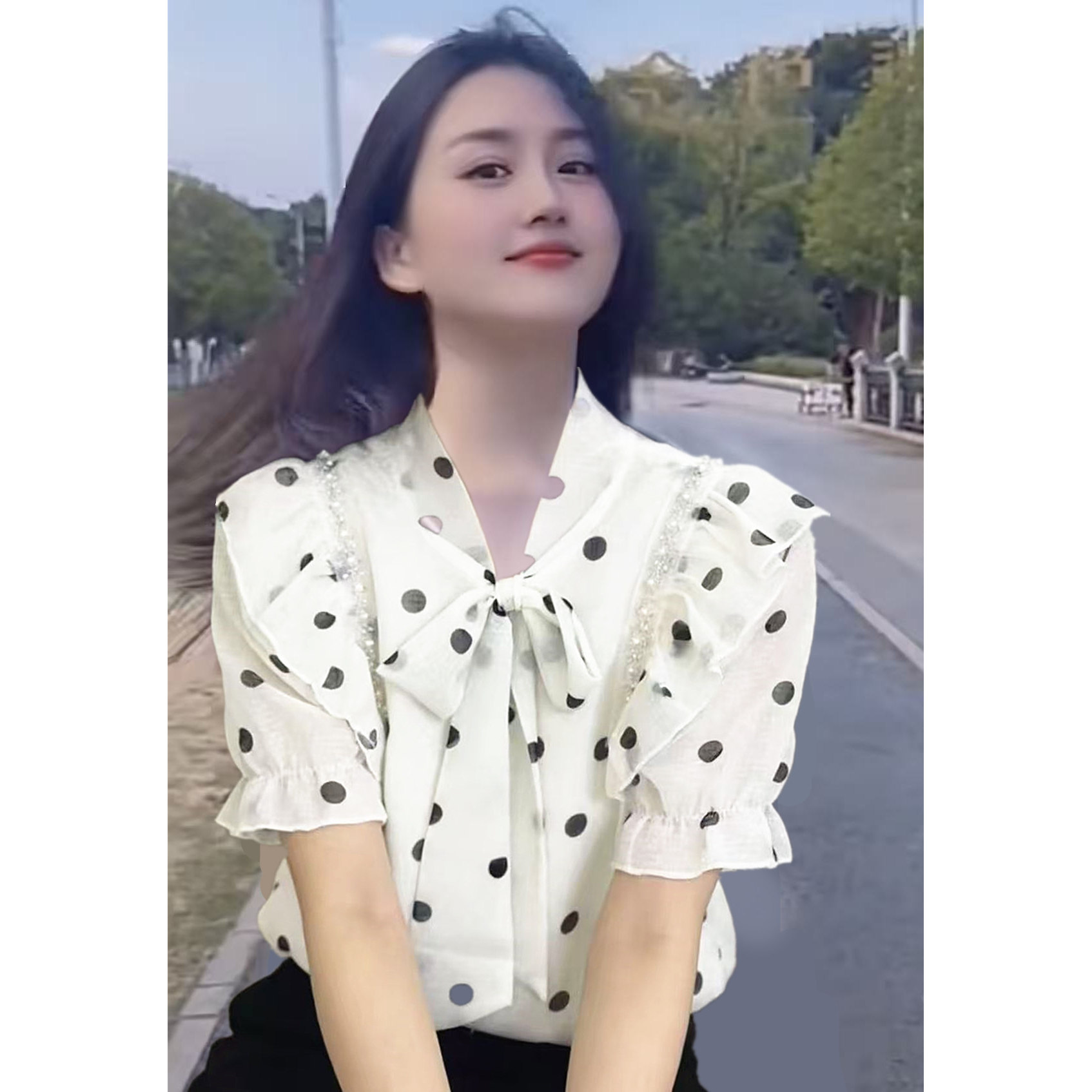 法式小香风气质衬衫女长袖