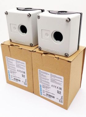 2x Siemens 3SB3801-0AA3 3SB3 801-0AA3 E:03 Leergeh?use -unus