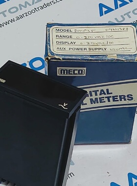 MECO SMP35 0250V ACDC DIGITAL PANEL METER SUPPLY 230VAC NEW