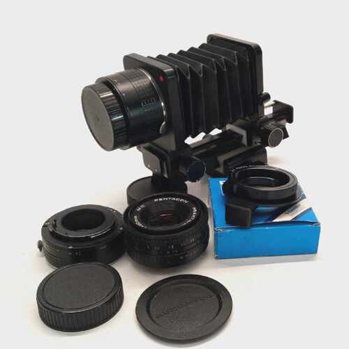 Balgengert BX20 inkl. Prakticar Pentacon 12.4 50mm Linse und