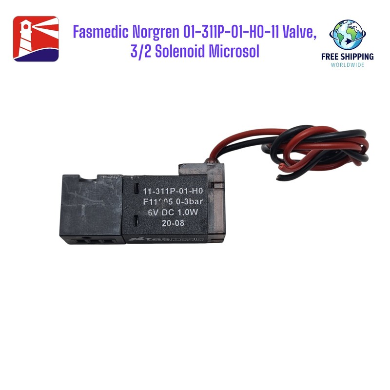 Fasmedic Norgren 01-311P-01-H0-11 Valve, 3/2 Solenoid Micros