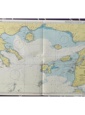 Admiralty 1086 AEGEAN SEA GREECE EDREMIT KORFEZi TO STRYMONI