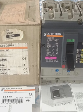 1件装全新MerlinGerinNS250H3P250A断路器750V
