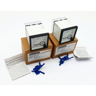 2x Kiesewetter DE-N 48 2,5/1A Dreheisenmessger?t Strommesser