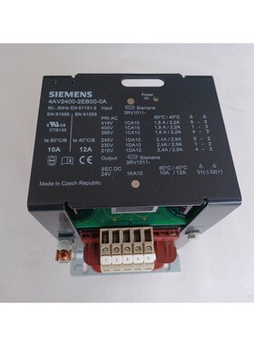 Siemens Transformator 4AV24002EB000A Pri 215415V AC  Sec 24V
