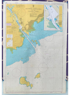 Admiralty 1401 Panama-Pacific Coast Southern Approaches To T