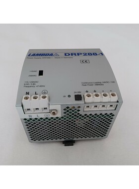 Lambda Netzteil Power Supply / 115/230VAC / 24VDC/ 10A / DRP