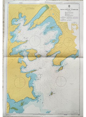 Admiralty 816 TRINCOMALEE HARBOUR Genius Maritime Nautical P