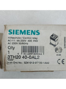 西门子 3TH20 400AL2 控制继电器