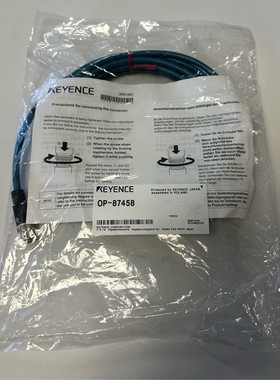 Keyence Ethernetkabel M12 4poligRJ45 OP87458  Lnge 5 m  Neu