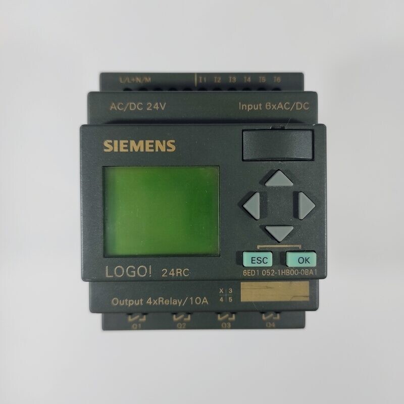 ?▄?▄? SIEMENS S7 LOGO 24RC - 6ED1 052-1HB00-0BA1 - 24 RC -