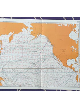 Admiralty NOVEMBER 5127 ( 11 ) ROUTEING Chart NORTH PACIFIC