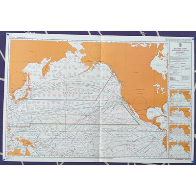 Admiralty NOVEMBER 5127 ( 11 ) ROUTEING Chart NORTH PACIFIC