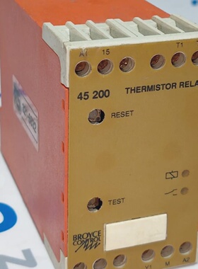 1Pc BROYCE CONTROL 45200 PTC THERMISTOR RELAY SUPPLY 230VAC