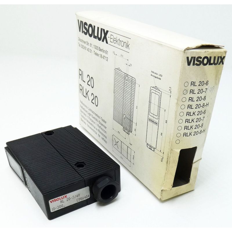 VISOLUX RL 20-7/49 Reflexions-Lichtschranke/-taster -unused/