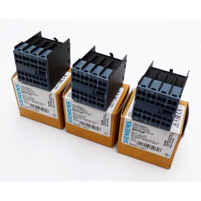 3x Siemens 3RH2911-2HA11 E:03 Hilfsschalterblock -unused/OVP