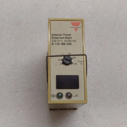 Carlo Gavazzi S 112 166 230 INTERVAL TIMER EXTERNAL START