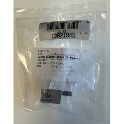 Festo Kurzhubzylinder / AEVC-16-5-A-P / 188105 / Neu in OVP