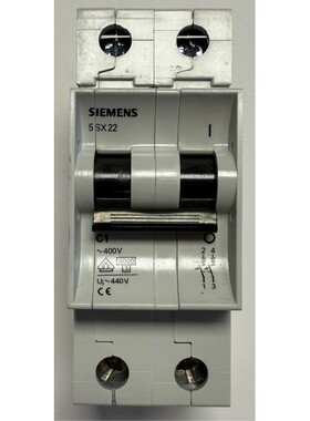 Siemens Leitungsschutzschalter / 2-polig / 400V AC / 5SX22 C