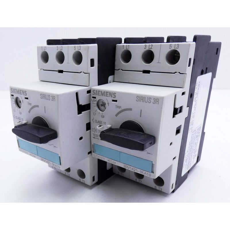 2x Siemens 3RV1421-0KA10 3RV1 421-0KA10 E-Stand: 04 Leistung