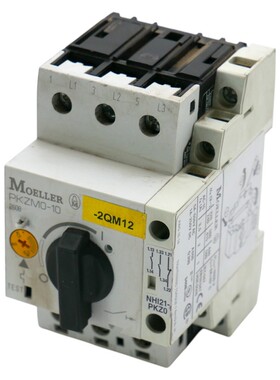 Moeller PKZM0-10 Motorschutzschalter + NHI21-PKZ0 Hilfsschal