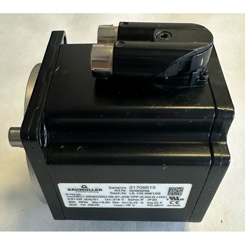 Baumüller Servomotor 0,51 kW / DSC1-050SO20U-08-37-JO9-YPP-