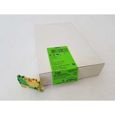 1VE  100 Stck Wieland Schutzleiterklemmen WKFN 25 SL35 56703