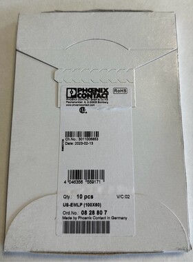 Phoenix Contact 10x Kunststoffschild / US-EMLP (100x60) / 08